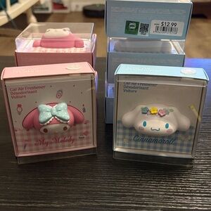 My Melody and Cinnamoroll Car Air Fresheners choice